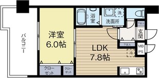 レジディア博多2の物件間取画像